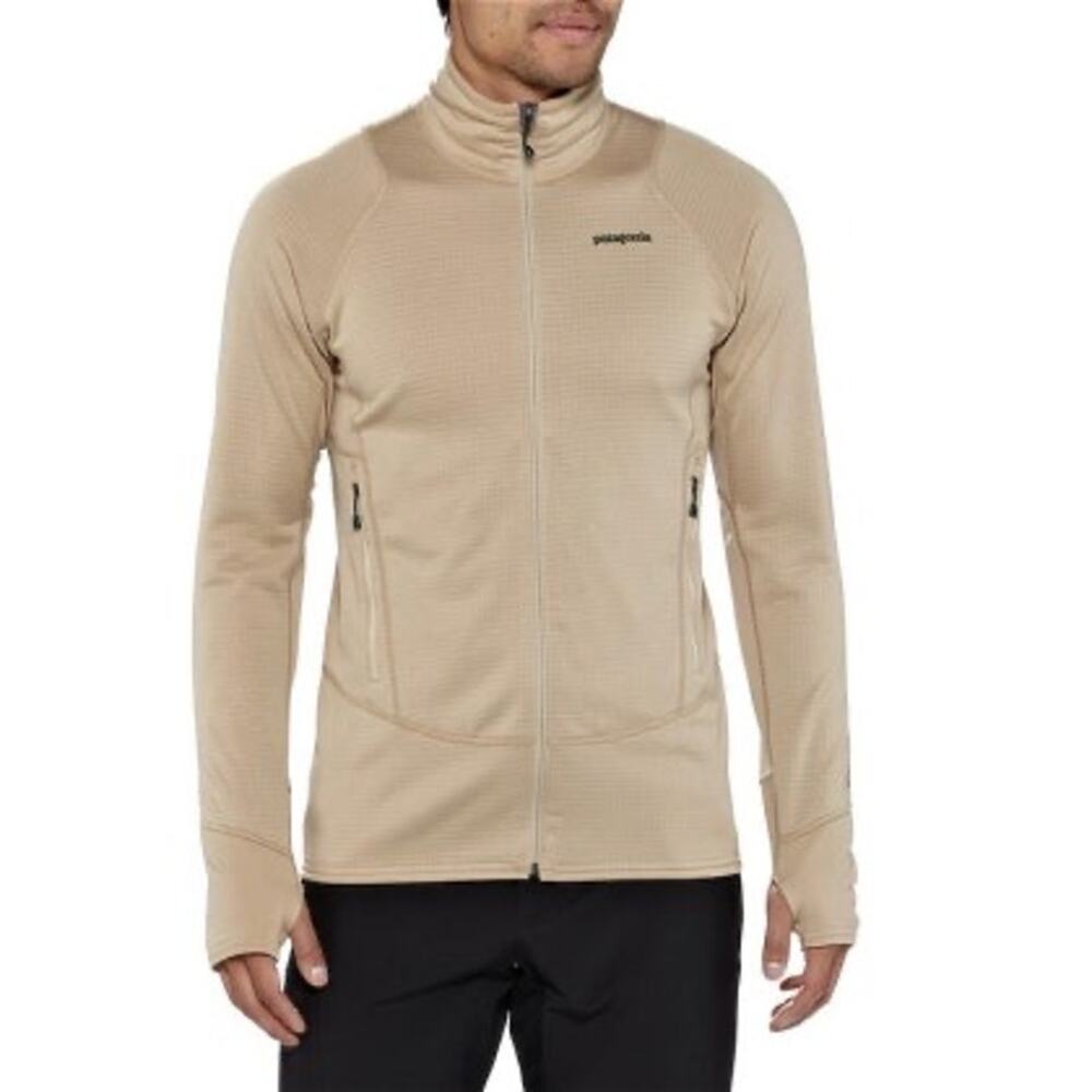 Patagonia Men's Full-Zip Jacket in Light Tan